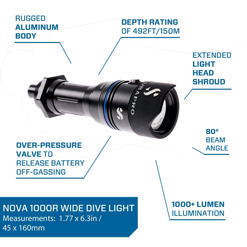 NOVA 1000R WIDE W/O BATT&CHARG
