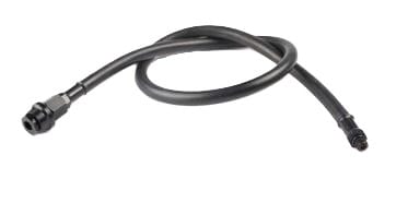 Inflatorslange gummi CEJN 50 cm - BLK