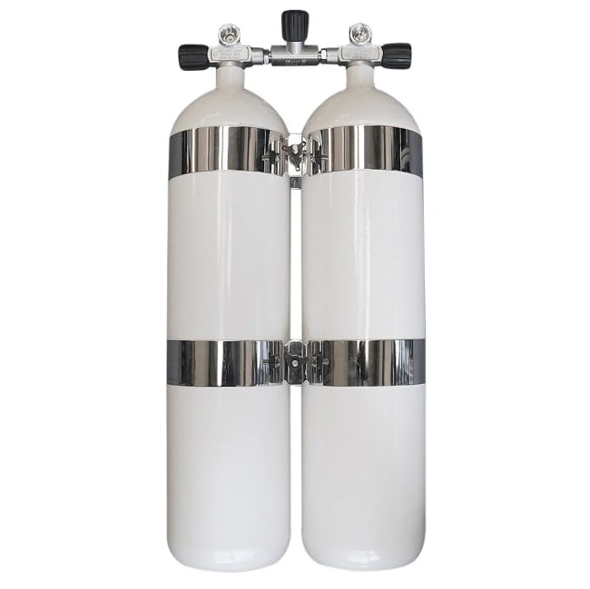 Flaskesett 2 x 12 232 Concave. hvit