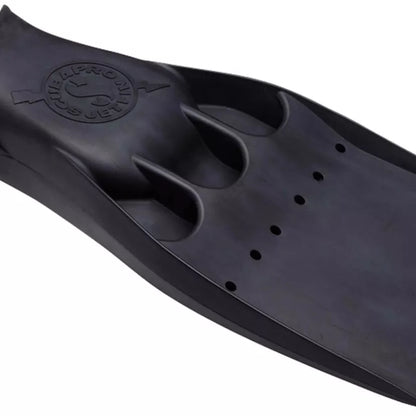 JET FIN W/SPRING HEEL STRAP SVART