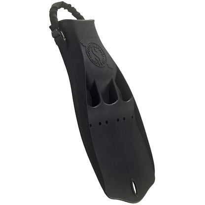JET FIN W/SPRING HEEL STRAP SVART