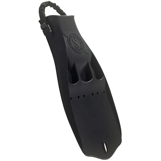 JET FIN W/SPRING HEEL STRAP SVART