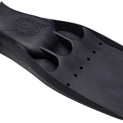 JET FIN W/SPRING HEEL STRAP SVART