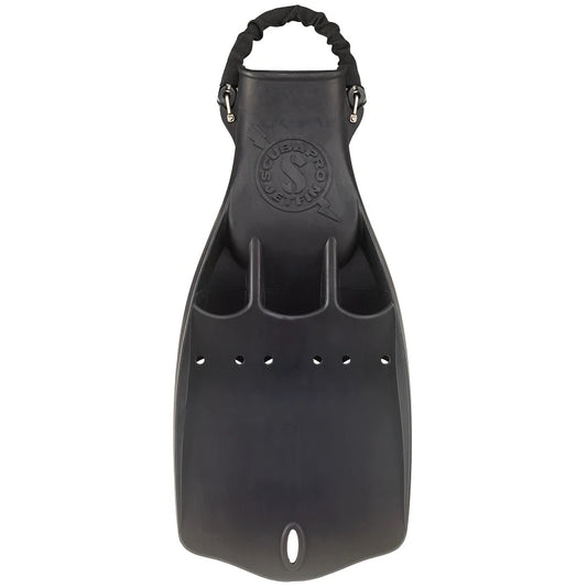 JET FIN W/SPRING HEEL STRAP SVART