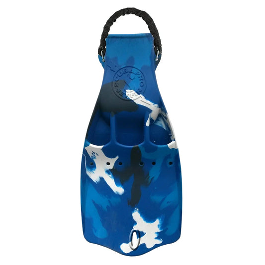 JET FIN W/SPRG. BLUE CAMO