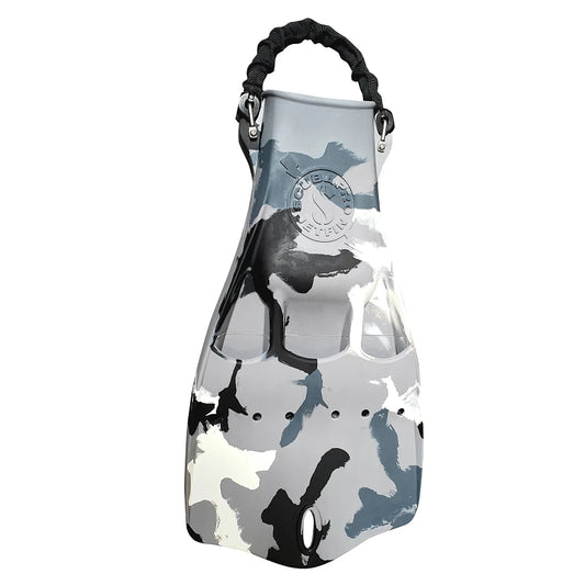 JET FIN W/SPRG. WHITE CAMO