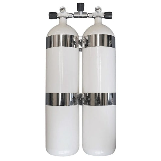 Flaskesett 2 x 12 232 Concave. hvit