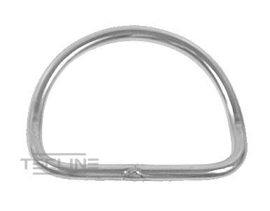 D-ring 50mm x 5mm , bøyd