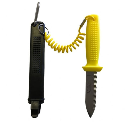 Kniv. Victory SPISS 11cm blad med sort slire
