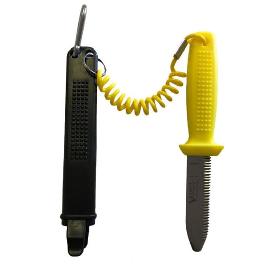 Kniv. Victory BUTT 10cm blad med sort slire